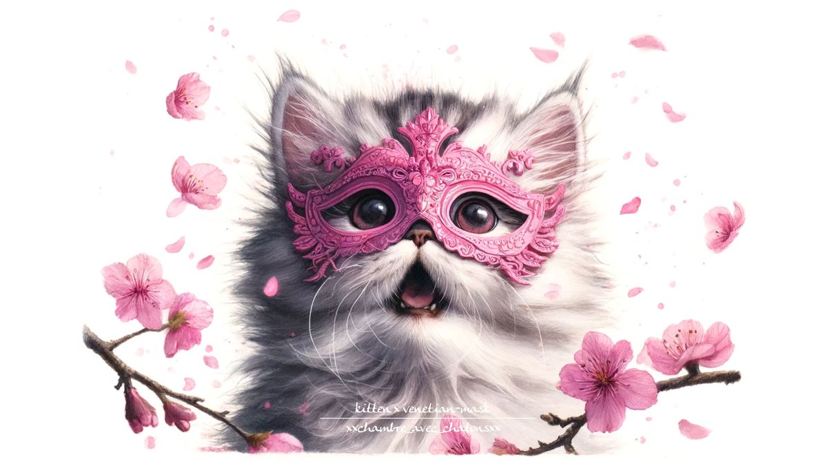 お花見
#チンチラペルシャ #子猫 #仮面 #花見 #桜 #cherryblossoms #chinchillapersian #kitten