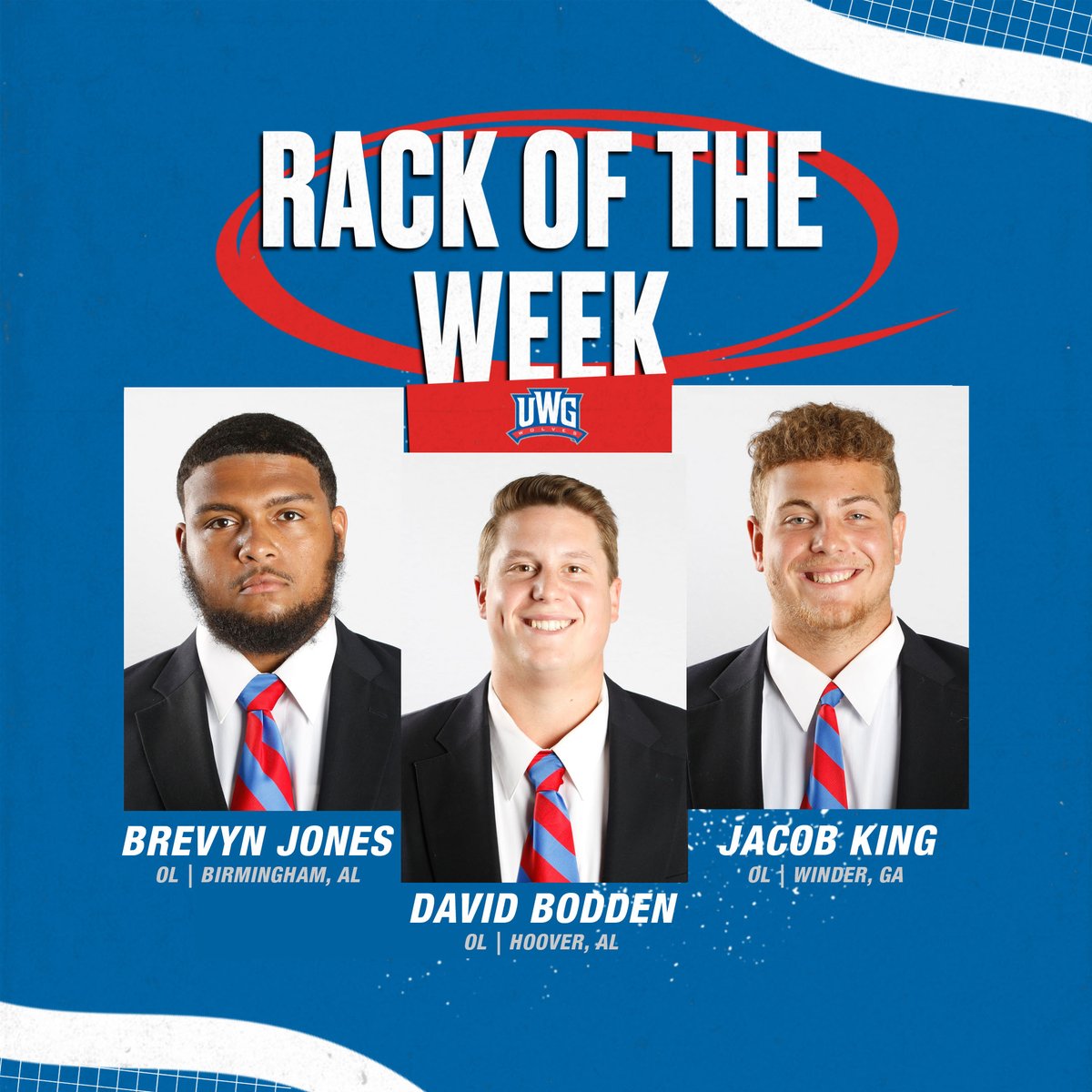 Congrats to our three guys named to the Rack of the Week 💪🐺🏈

#WeRunTogether #WestIsComing