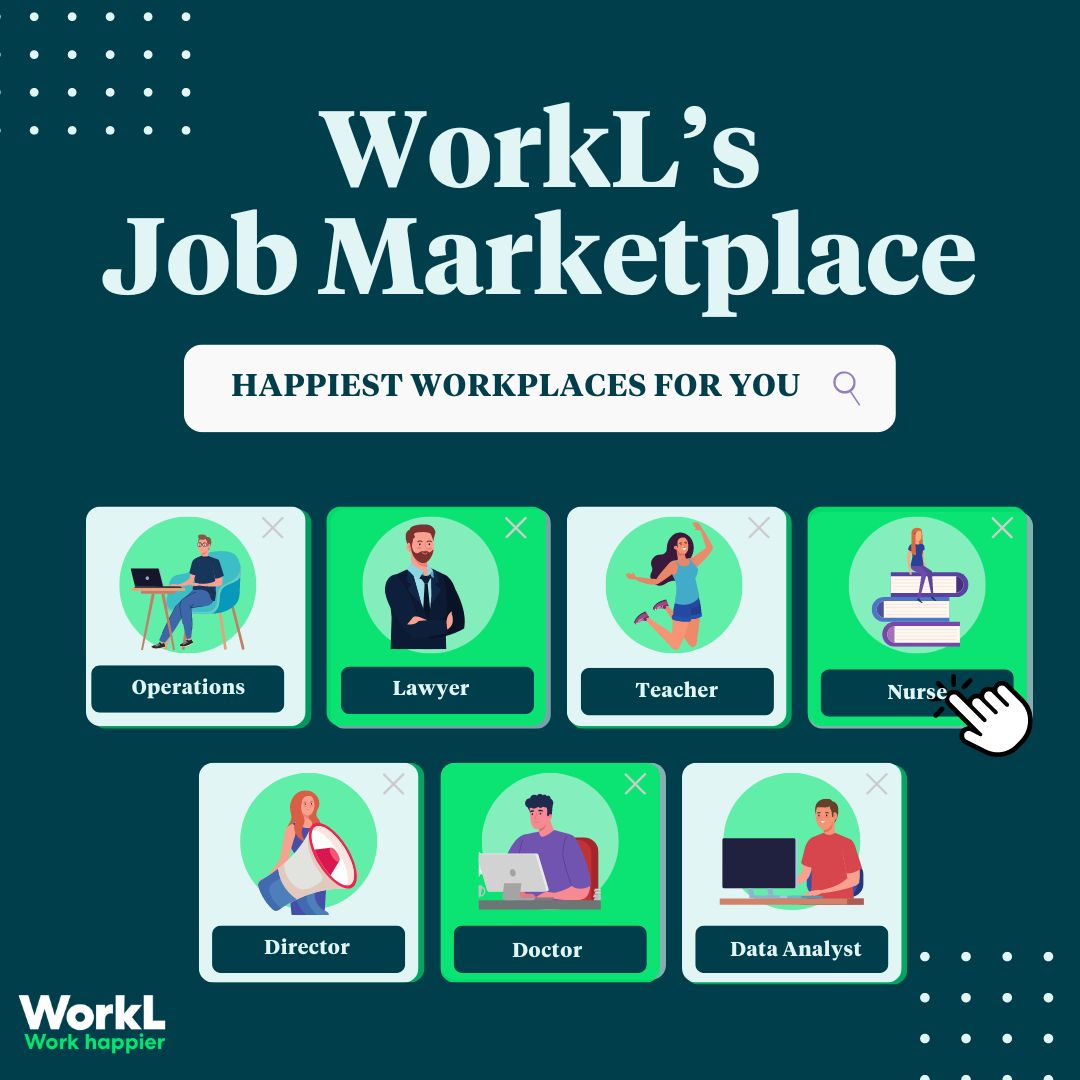 Have you seen our jobs board? Discover your path to workplace happiness, by searching for your dream career.💫 Visit our Job Marketplace on WorkL.co today: app.workl.co/find-work?loca… #Workhappier #jobsmarketplace #workplace #jobs