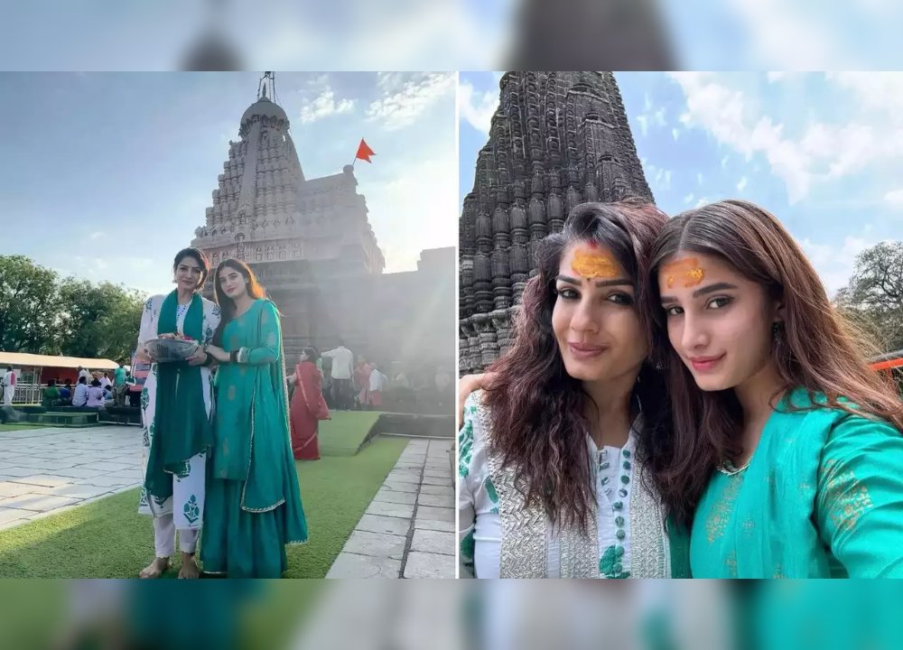 Raveena Tandon Visits Trimbakeshwar With Daughter

#GrushneshwarJyotirlinga #RashaThadani #RAveenaTandon #SpiritualJourney #TrimbakeshwarShivaTemple #CinemaNews #MainSlider 
 
aakasavani.in/movie-news/cin…

On Wed...