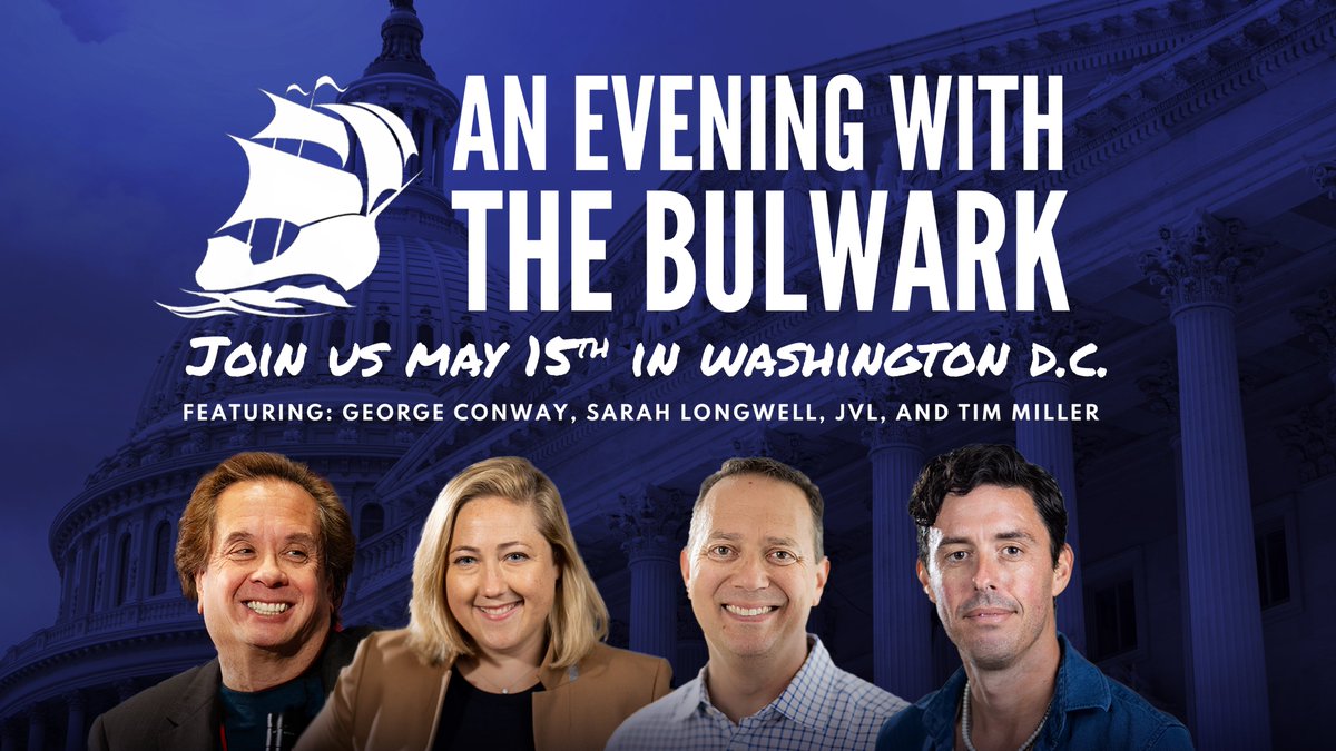 Two great live events in two great cities. Join us! May 1 in Philadelphia May 15 in D.C. For tickets and more info go to: thebulwark.com/p/bulwark-even…