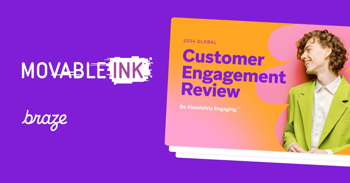 Unlock the future of customer engagement with insights from our partner, @movableink. Dive deeper into the 2024 key trends to transform your approach. Check out all the insights 👉 bit.ly/3xtGUMj