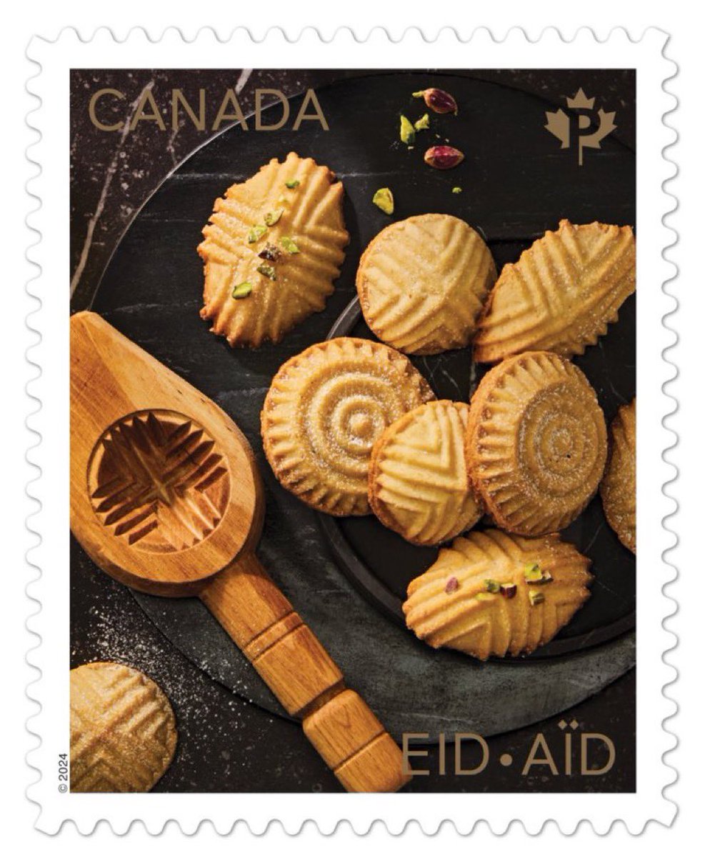 Here’s @canadapostcorp latest stamp celebrating Eid. Muslim Canadians are an integral part today’s Canadian identity and have contributed to making Canada one of the best countries in the world. Eid Mubarak 🌙