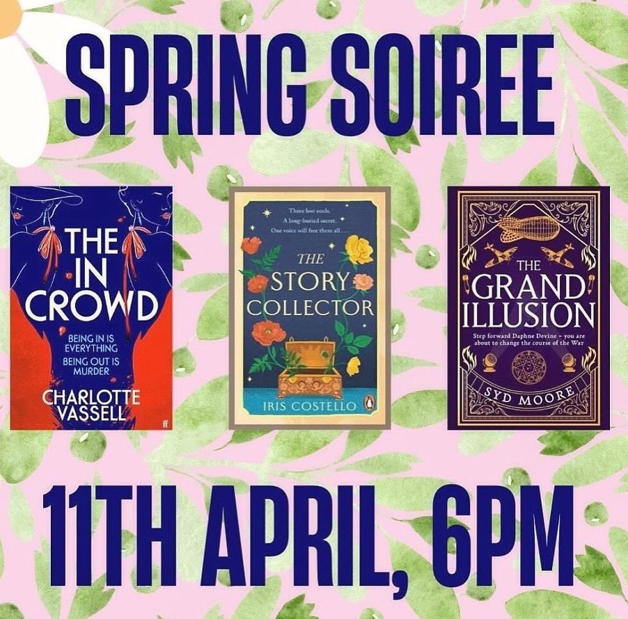 Bookshop party is happening tomorrow with your author hosts @SydMoore1 @CostelloStories @CharlotteVass17 A few tickets left if you email us us@redlionbooks.co.uk £10 goodie bag, tombola, shopping discount, welcome drink