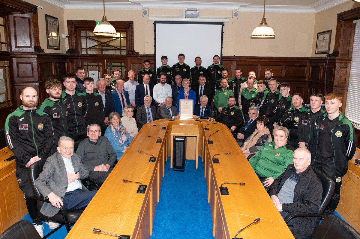 Donegal County Council honoured Cockhill Celtic Football Club on Friday evening (5th April, 2024) at a Civic Reception at the County House, Lifford. Full details - donegalcoco.ie/yourcouncil/co… #Donegal #YourCouncil