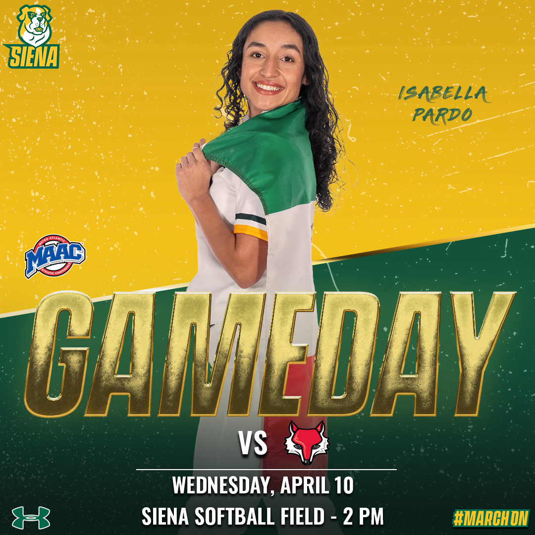 🥎 A battle for the series in Loudonville this afternoon! @Siena_Softball 🆚 Marist ⏰ 2⃣ PM 🏟️ Siena Softball Field 📺 @ESPNPlus ➡️ t.ly/R-yVz 📊 t.ly/uRsCu #MarchOn x #SienaSaints x #NCAASoftball x #MAACSoftball