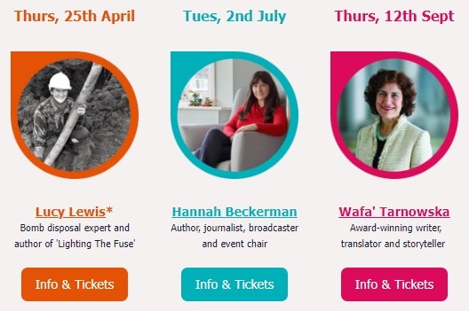 Come to our #LiteraryLunches at The Old Bull Inn Royston, meet authors and enjoy a delicious buffet lunch. Save the dates for Hannah Beckerman on 2nd July and Wafa' Tarnowska on 12th Sept. Hurry, spots are filling fast! tickettailor.com/events/homesta…