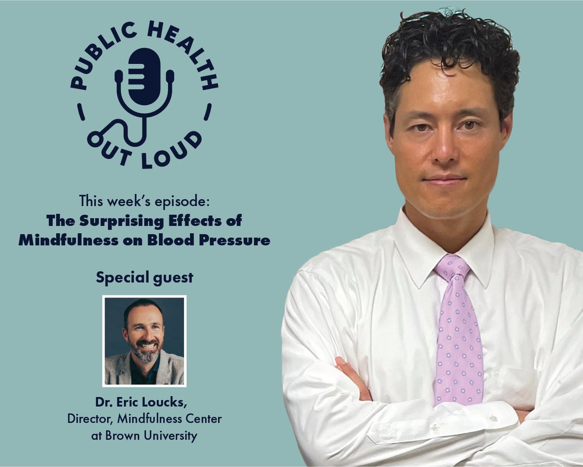 A recent Brown University research study suggests mindfulness isn’t just good for one’s mental and emotional well-being. In this episode of Public Health Out Loud Dr. Eric Loucks from @BrownUniversity explains how mindfulness can help lower blood pressure. tinyurl.com/nhde7ftx