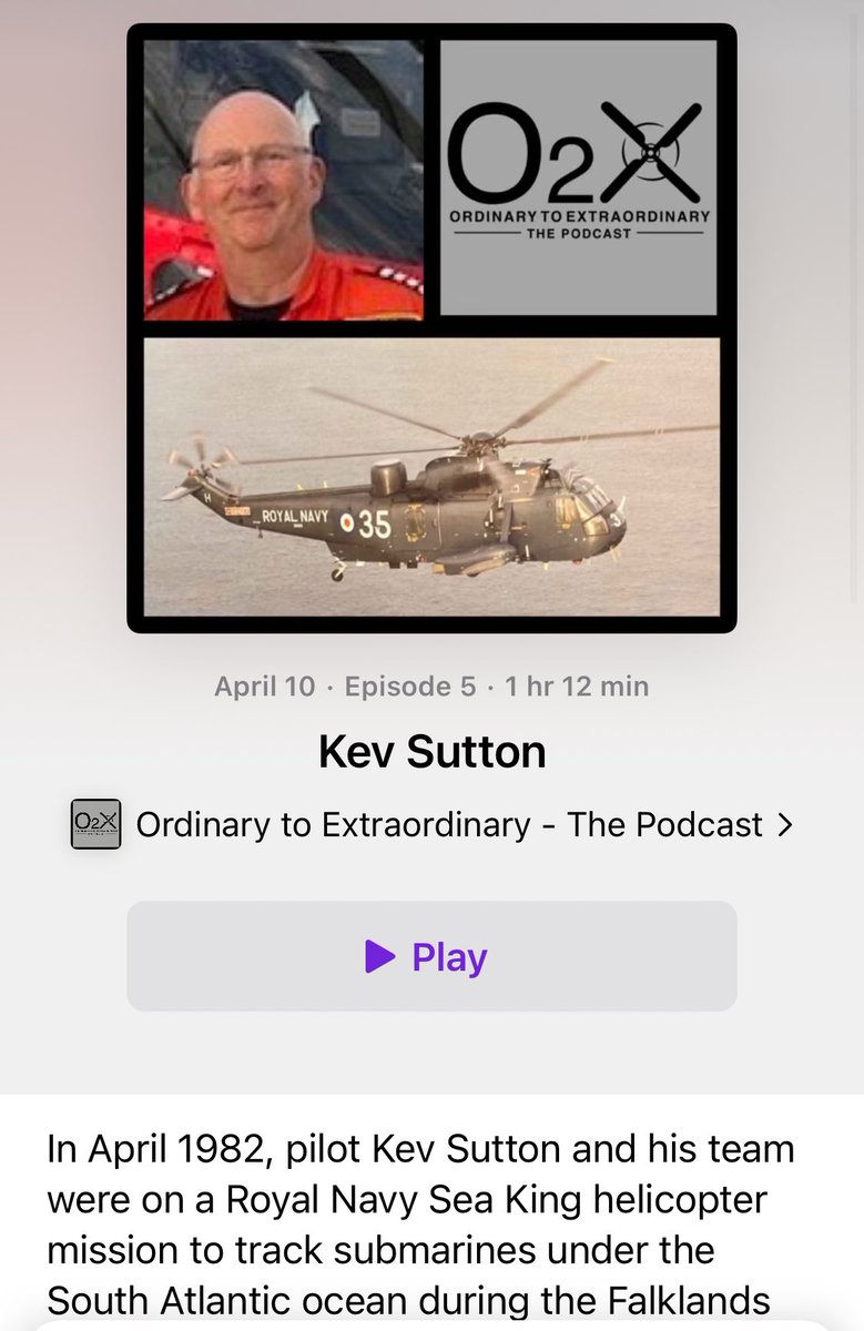 Are YOU ready if faced with a sudden unexpected emergency? Head on over to the @O2X_The_Podcast for episode 5, with London HEMS, and former @RoyalNavy pilot Kev Sutton. He shares his experience and the lessons learnt from suddenly ditching into the 🥶South Atlantic Ocean.