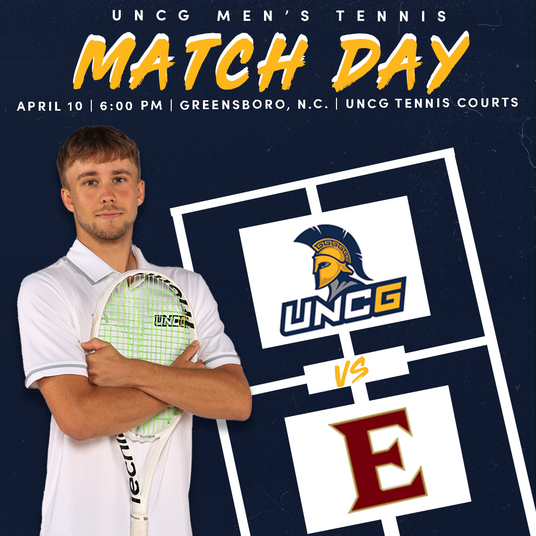 Closing out the home slate with a triad rival! 😤 #letsgoG 🆚 Elon 🕕 6:00 PM 📍 Greensboro, N.C. 🏟️ UNCG Tennis Courts 📊 go.uncg.edu/sbqb6w