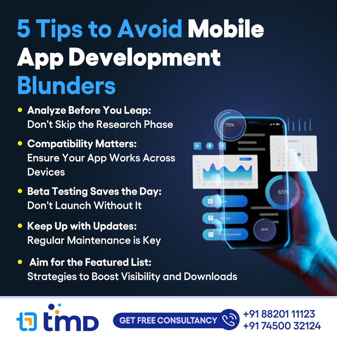 Are you planning to embark on a journey to develop a mobile app for your business? Avoid common pitfalls and ensure success with our seasoned IT experts at TimD-Tim Digital.

#TimD #TimDPromise #TimDServiceAssurance #DigitalizeYourGoal #LetsGrowTogether #MobileAppDevelopment