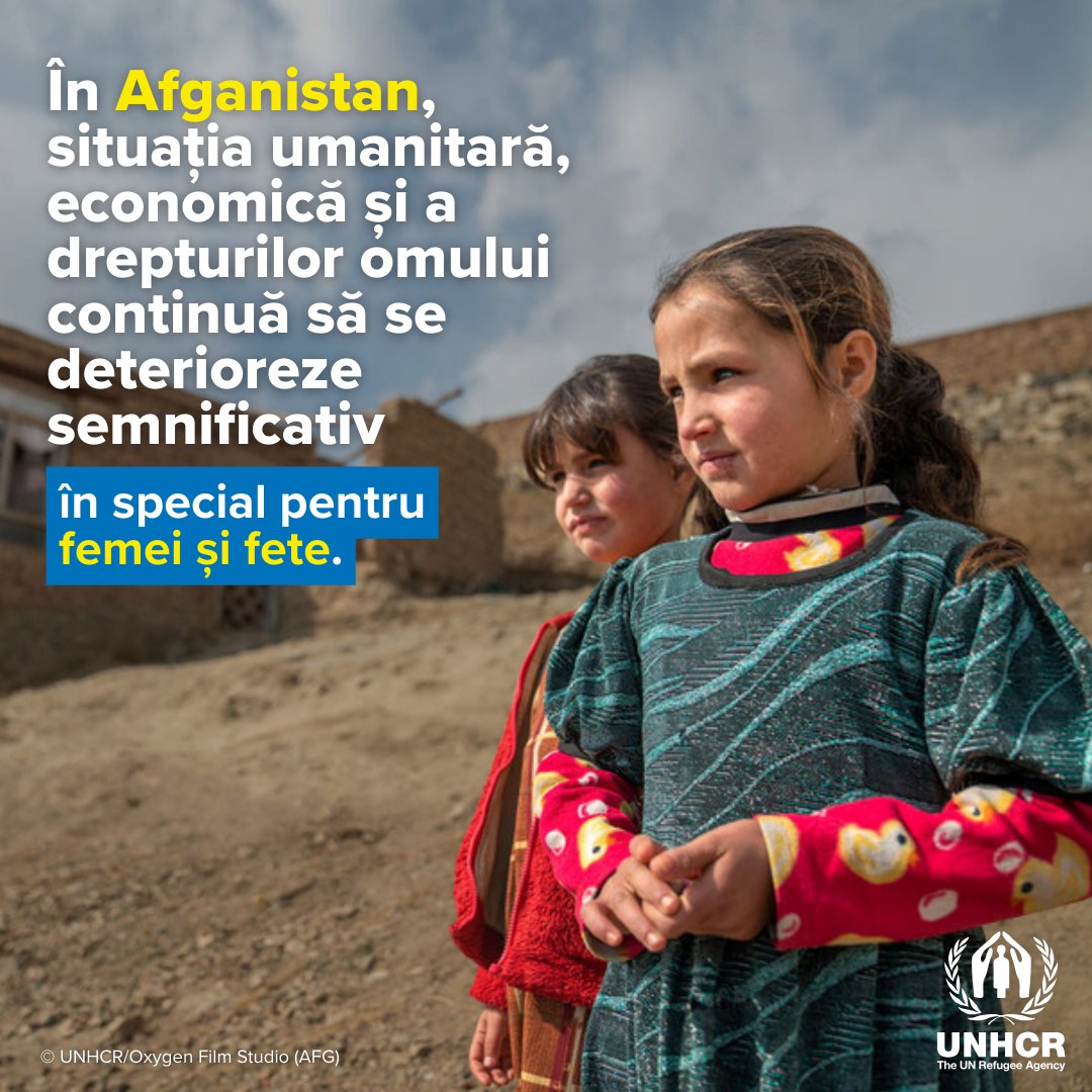 4,8 milioane de refugiați afgani. 2,5 milioane de membri ai comunității gazdă. 2 țări vecine care au găzduit milioane de persoane timp de zeci de ani. Este nevoie de sprijin internațional. Planul Regional de Răspuns la situația din Afganistan 👉bit.ly/49CUb2w