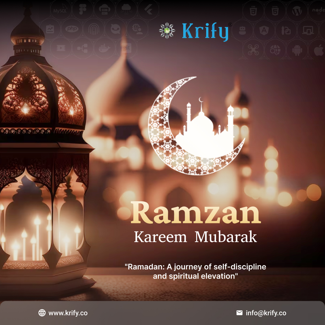 In #Ramadan, blessings abound. Wishing you joy and fulfillment in fasting and prayers. May this sacred month bring peace and blessings. Happy Ramzan!!!

#krify #happyramadan #eidmubarak #eid2024 #eid #ramzaneidmubarak