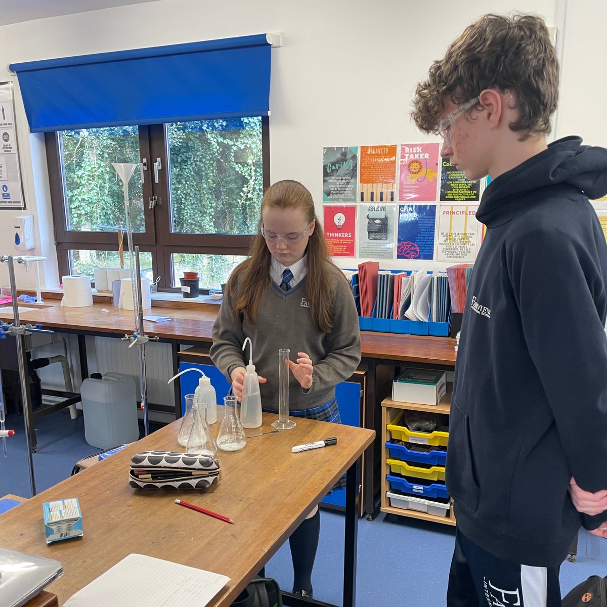 Eureka! Year 10 have been learning all about titration. Their recent science experiments have involved making salts through a series of steps such as neutralising an acid with an alkali! 🧪 #scienceisfun #chemistry