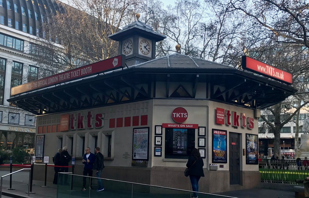 #OnThisDay in #TravelHistory in 1992 The Lodge, better known as the half price Ticket Booth was opened in #LeicesterSquare #London by Dame Shirley Porter