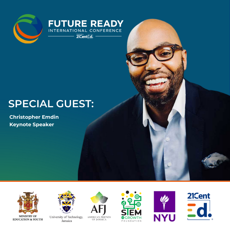 Join us at the upcoming 'The #FutureReady Conference' on April 22-26! Headlining the event is the one and only Dr. Christopher Emdin, renowned educator, author, and visionary. 🧠 Register now to secure your spot! 🎟️ 👉🏿 bit.ly/3T90qor #EdTech #Innovation #Keynote
