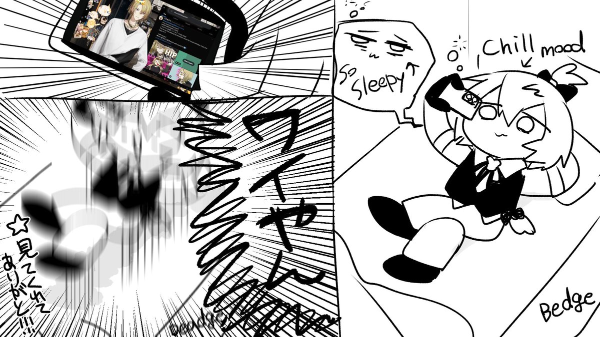 反応遅れたけど(?)3年目にして無事HBD配信中に見ていただけてめちゃ嬉しかったです、ベッドでぐだぐだしながら眺めてたからjumpscareだった 