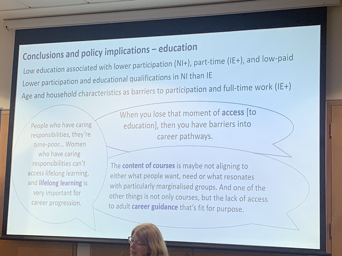 Low education associated with lower participation in the labour force especially in NI #SharedIsland report