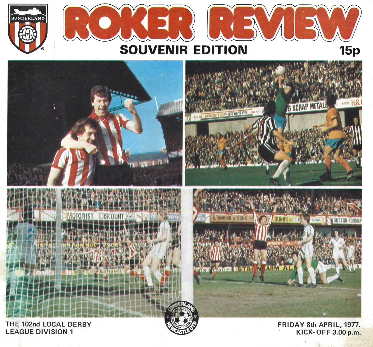 Get a flick through the Sunderland vs Newcastle United football programme from 1977 scanned in full into Flickr Click on the link below to read and enjoy #Sunderland #SAFC #NewcastleUnited #NUFC flickr.com/photos/1140587…