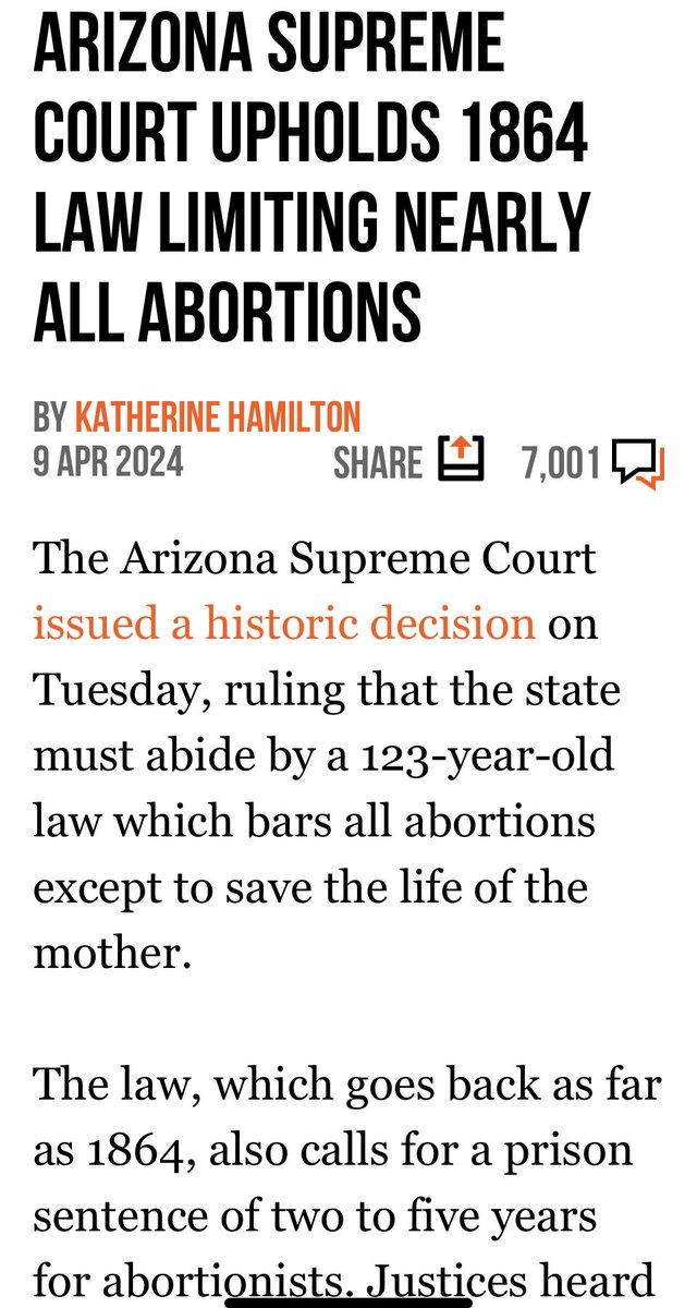 The high court was merely reiterating abortion as written law already established on the books allowing final interpretation to rest “with the citizens of the State”. Liberals demand abortion up to and including birth. How sick is that shit?