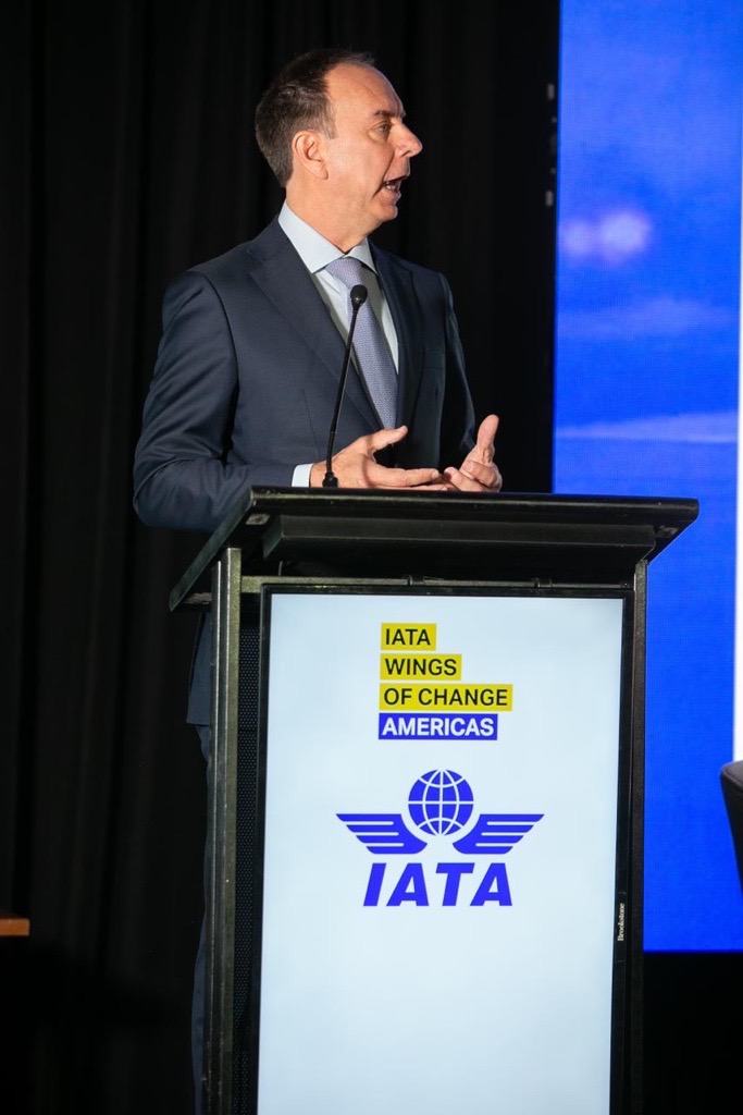Wings of Change Americas is underway in Santiago 🇨🇱 ! #WOCA2024 brings together key government and air transport sector representatives to chart the course of the ✈️ industry, which is an engine of economic and social development.

Peter Cerdá remarks 👉 bit.ly/3vE3p0u