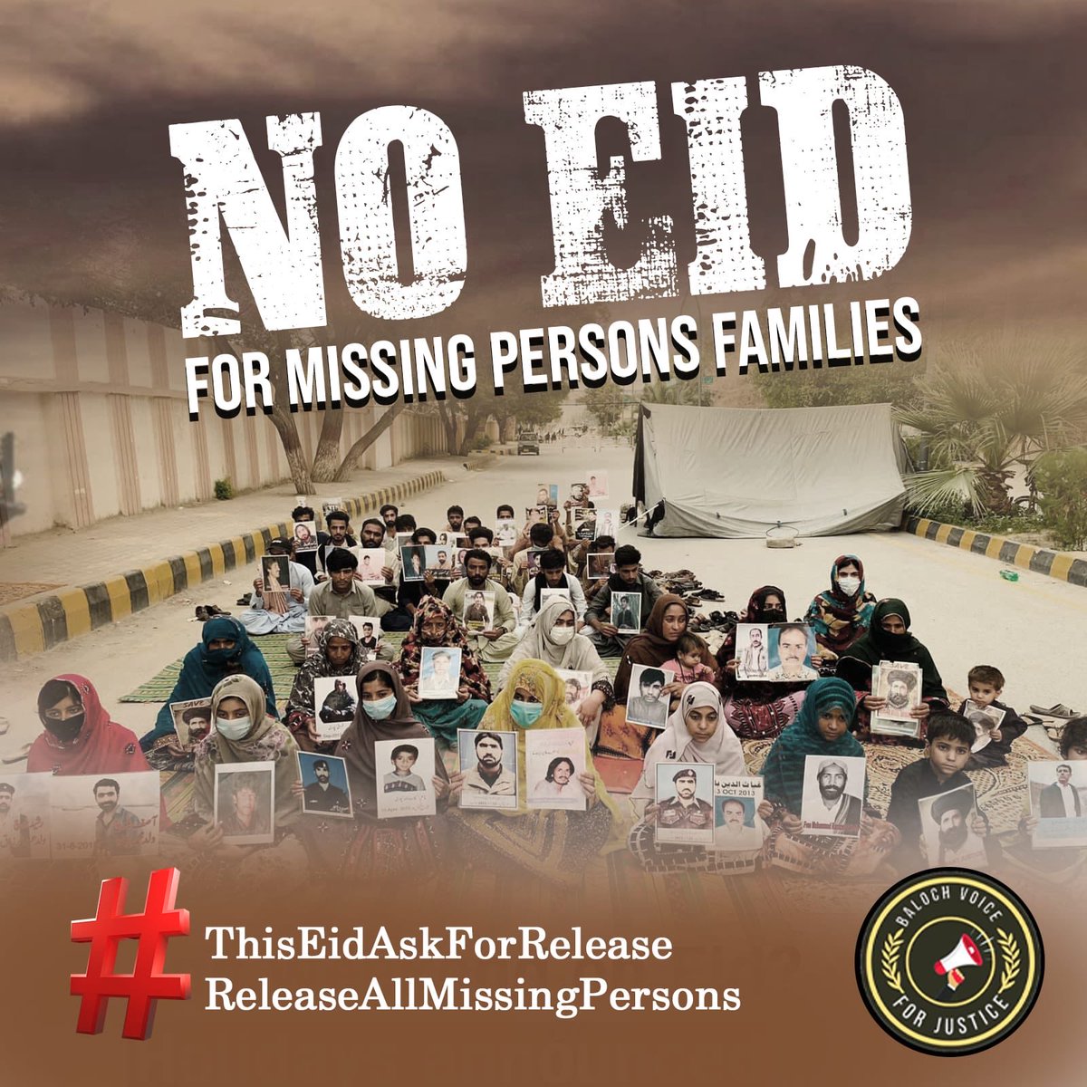 No Eid For Missing Persons Families #ThisEidAskForRelease #ReleaseAllMissingPersons