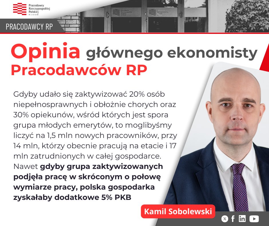 Jak rozwinąć polską gospodarkę o dodatkowe 5% PKB? Projekt ustawy Aktywny Rodzic (babciowe) w @Money_pl ocenia nasz główny ekonomista @KamSobolewski 📰cały artykuł: tiny.pl/dr9p1