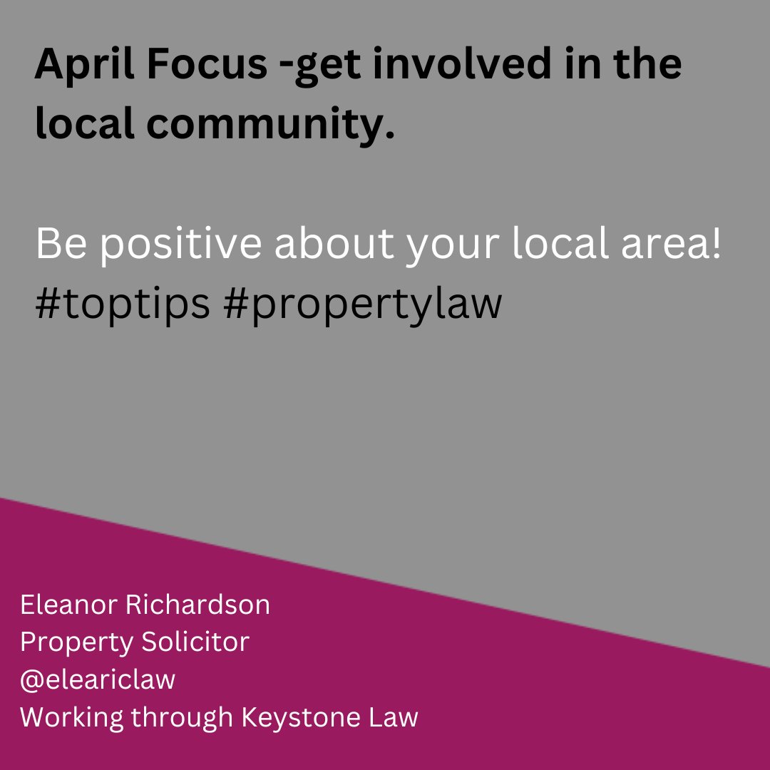 Be positive about your local area! Rather than looking for the problems, shout about the positives you see, and more positives will follow!
#getinvolved #localcommunity #supportlocal #supportlocalbusiness #savethehighstreet #retailcommunity #localnetworking #toptips