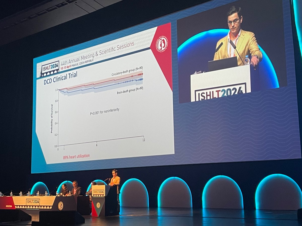 @JacobNiall Speaking @ISHLT on Real World Clinical Outcomes of DCD Heart Transplantation from the OCS Heart Perfusion Registry: Benchmarking to Other Preservation Methods @DukeHeartCenter @DukeSurgery @DukeHrtFailure @_adevore @richa_agarwalMD