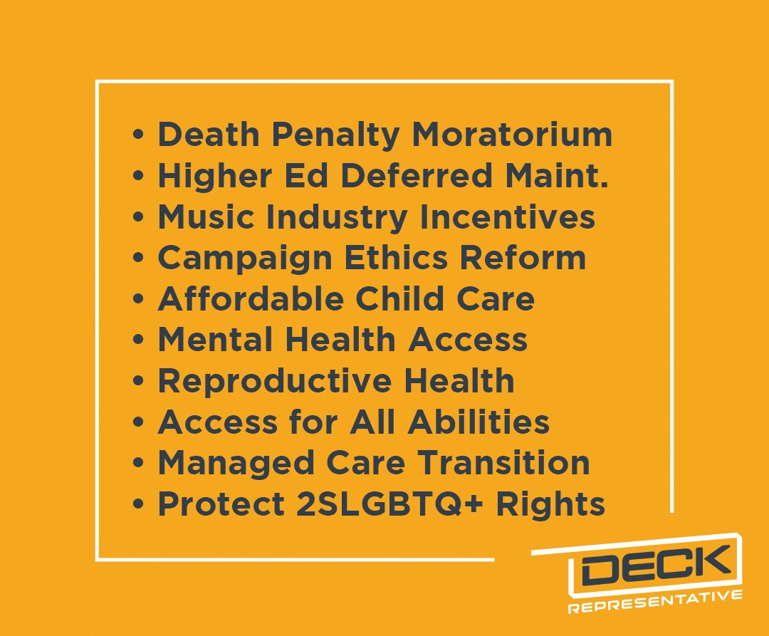 In no particular order, a few of the priorities I continue to pursue. Some planned, others sprung. Working with the supermajority is challenging, but I accept it and truly enjoy the work. Thank you for allowing me to serve. #OklahomansDeserveBetter #ActionsSpeakLouder #normanok