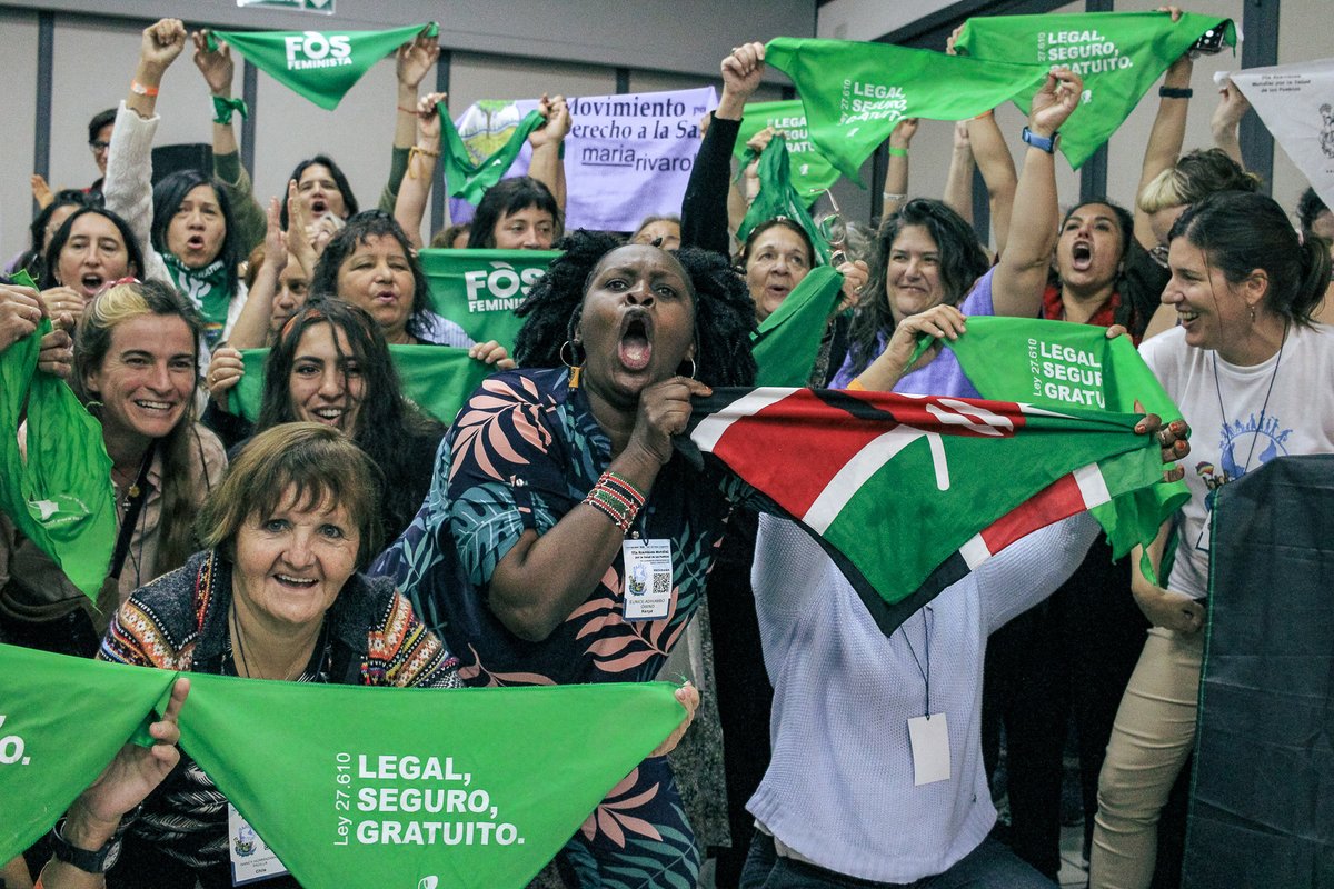 #NiUnamenos Today we unite in a #Pañuelazo for the women who are no longer here and for those who continue to fight, we honor the memory of the victims of femicidal violence. Enough already! Latin America rises with a single cry, Not one less!