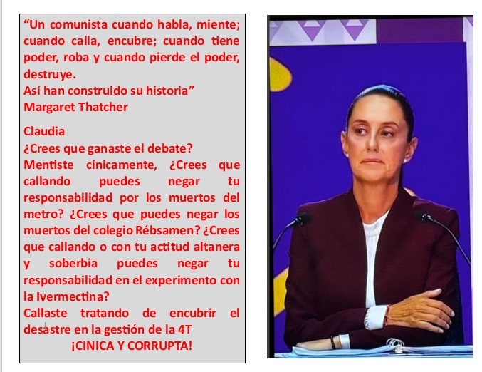 Tómala!! #SheinbaumMiente 
#ClaudiaExigimosRespuestas 
#MorenaLaDelincuenciaOrganizadaDeMéxico 
#MiVotoParaXóchitl 
#MiVotoEsParaXochitl 
#NiUnVotoAMorena2024
