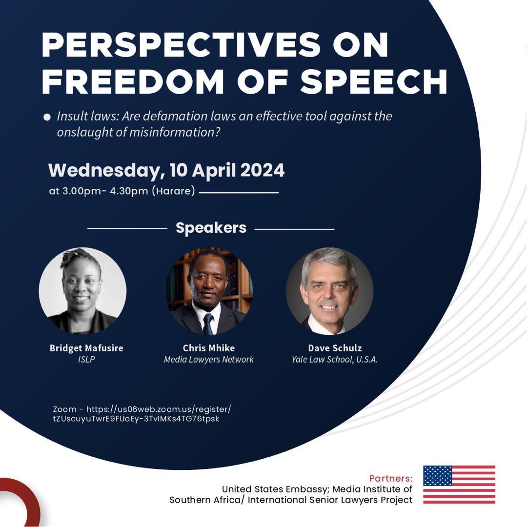 We are live !!!!!! Perspectives on Freedom of Speech Topic: Insult Laws: Are defamation laws an effective tool against the onslaught of misinformation? Click this link to watch the live stream: facebook.com/share/v/skHN4P… #FreeSpeech