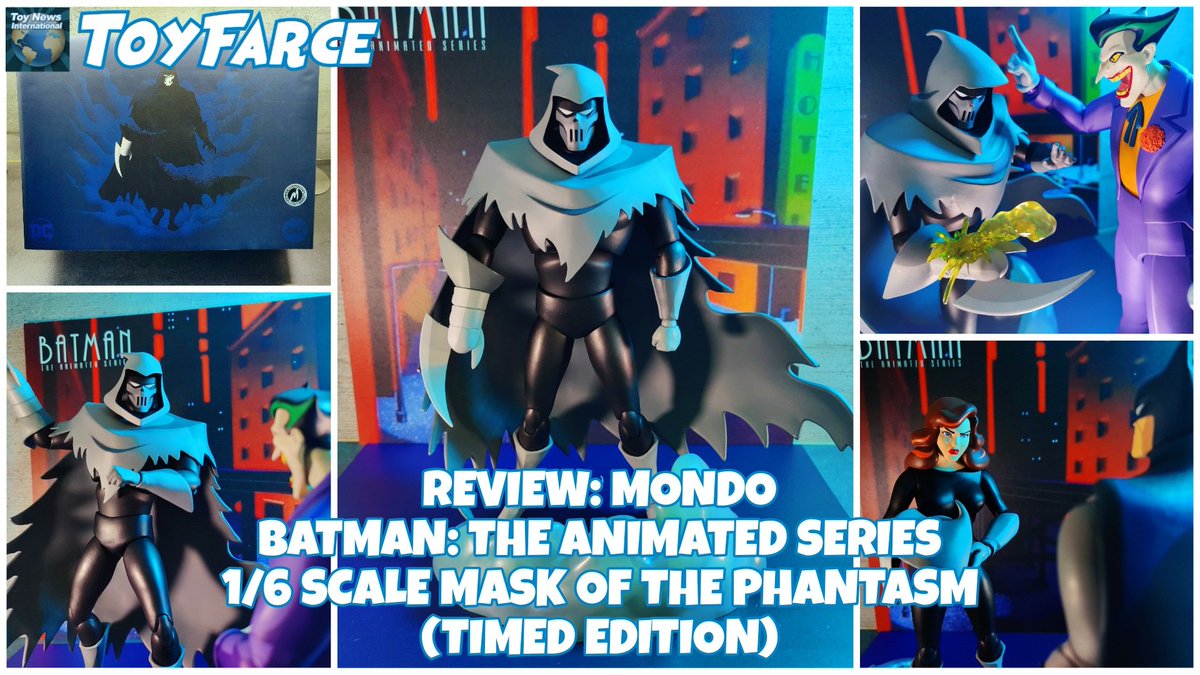 TOYFARCE REVIEW: MONDO BATMAN: THE ANIMATED SERIES 1/6 SCALE MASK OF THE PHANTASM (TIMED EDITION) toynewsi.com/484-52341 #toyfarce #mondo #dccomics #batman #batmantheanimatedseries #batmanmaskofthephantasm #maskofthephantasm #andreabeaumont #onesixthscale #collectibles
