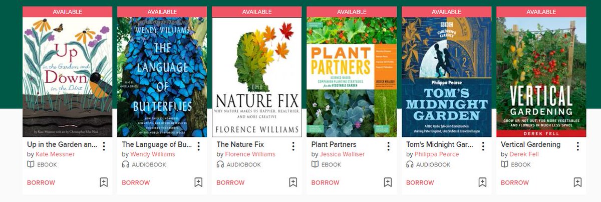 Wherever you are in the world, as an @The_RHS member you can borrow from our fantastic range of ebooks and audiobooks once you've joined the library. New books are added all the time! See our selection and find out more here: rhs.org.uk/education-lear…