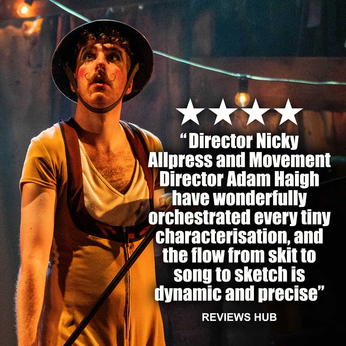 Next week we're at the fabulous @derbytheatre with our ★★★★★ 60th anniversary production of OH WHAT A LOVELY WAR! Check out the latest reviews, grab yourself a ticket and join us at the front! Performances Tue 16 - Sat 20 April: derbytheatre.co.uk/event/oh-what-…