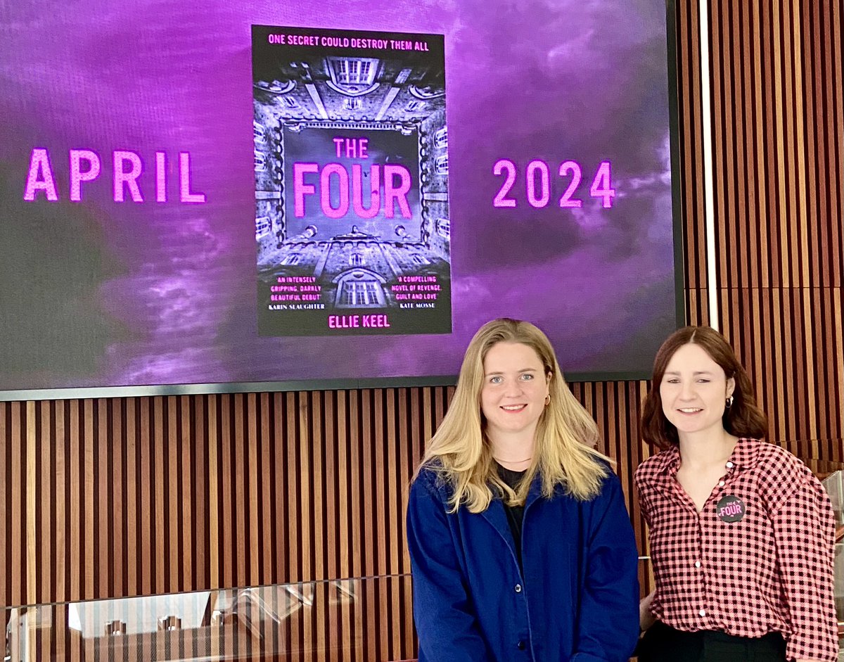 So lovely to see @elliekeel1 in the News Building today with @NotCecily getting ready to launch #TheFour tomorrow… @HQstories 👀👀