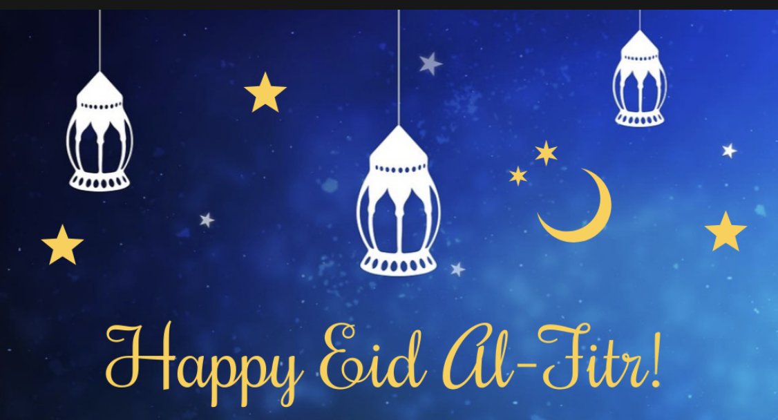 Happy Eid al-Fitr to all the people and families celebrating today! May the culmination of the sacred month of Ramadan bring you abundant gratitude and joy. #EidMubarak 🌙✨