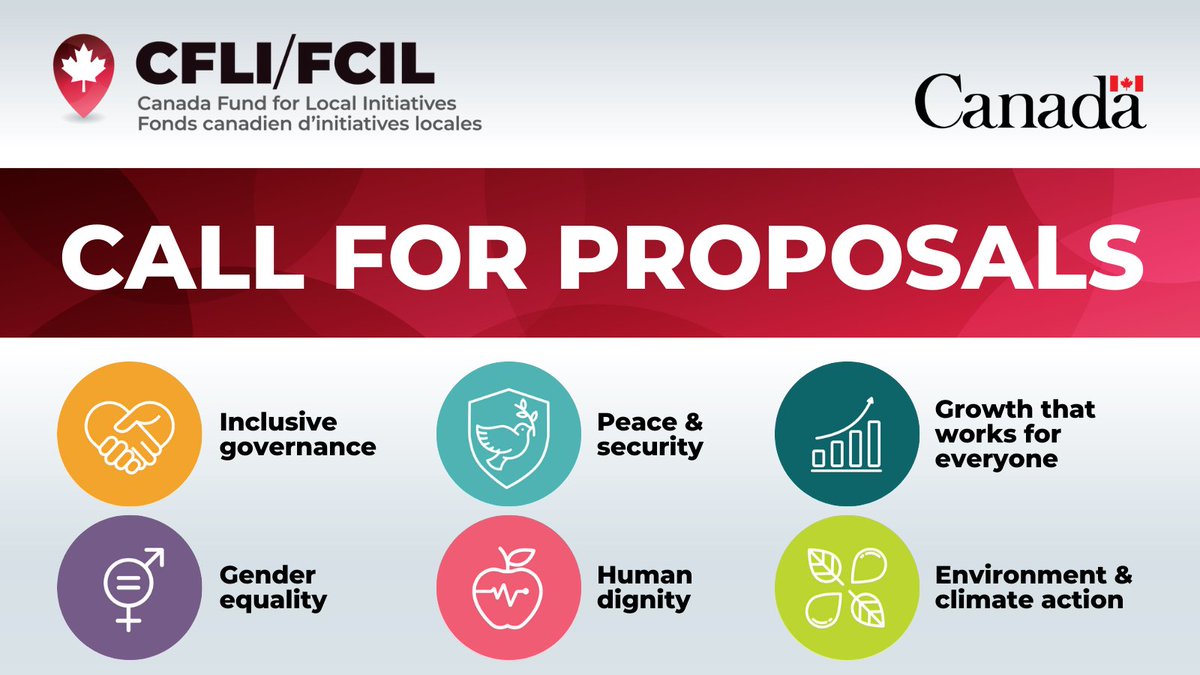 📢Call for proposals #CanadaFund for Local Initiatives 2024/ 2025 ✅Are you a non profit org. working in 🇧🇼🇲🇼🇿🇼 ✅Have a great idea for a project focused on #GenderEquality #SustainableLivelihoods #ClimateAction Submit a proposal by April 30. More info⬇️ international.gc.ca/world-monde/fu…