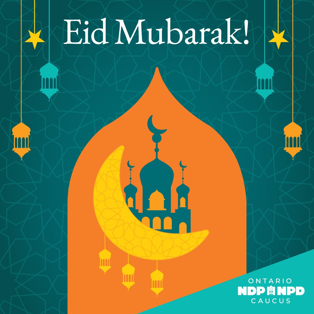 Eid Mubarak to Muslims across Ottawa West—Nepean observing the end of the holy month of Ramadan. May your Eid be filled with peace, blessings, and good food as you join friends, family, and community.