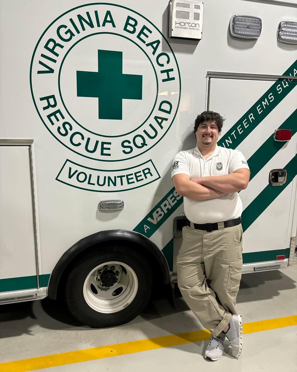 vbvrs's tweet photo. Please join us in congratulating our newly released attendant-in-charge (AIC), Marco Nicholls!
He joined #VBRescueVirginiaBeach Rescue 14 with hopes of gaining real #worldexperience toward the field he desires.
Is Physician Assistant School on the horizon for Marco? https://t.co/FHdkyMKhrA