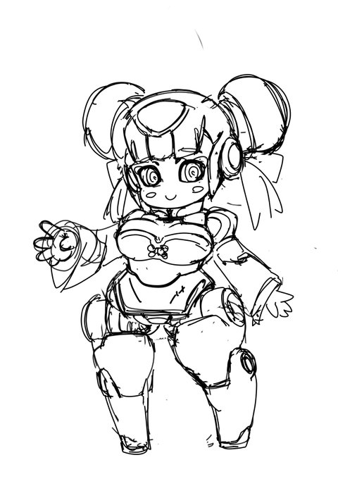 今進めてる中華モチーフロボ子の副産物 