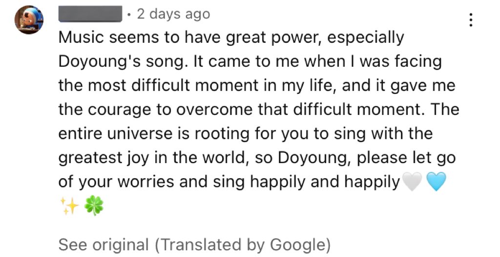 this comment under the beginning intro film 🥹😭🤧

#DOYOUNG_청춘의포말_YOUTH  #DOLOiscoming