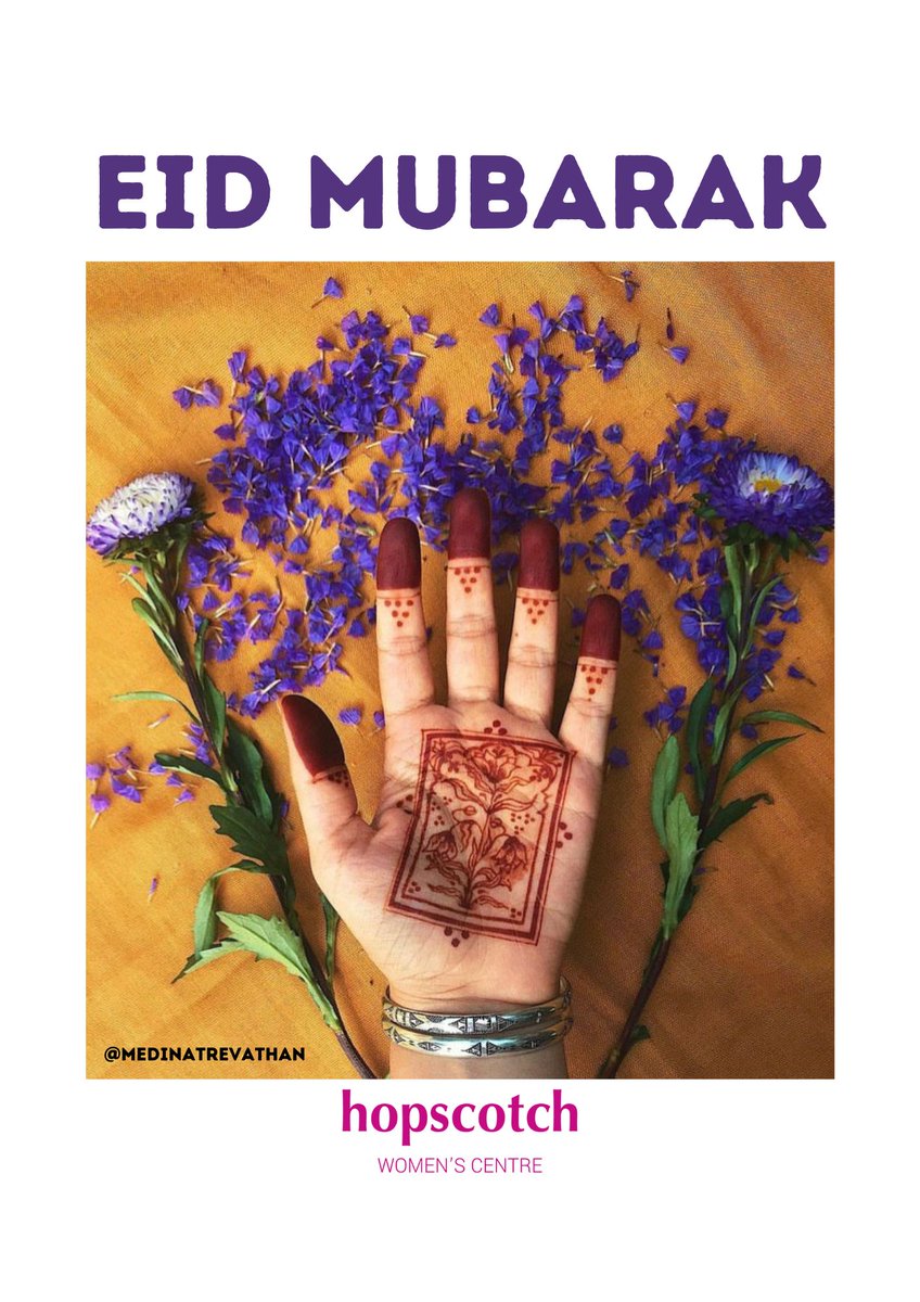 Eid Mubarak from all at Hopscotch Women's Centre! 🌙 Wishing you joy, love, and happiness! (@medinatrevathan credit photo)