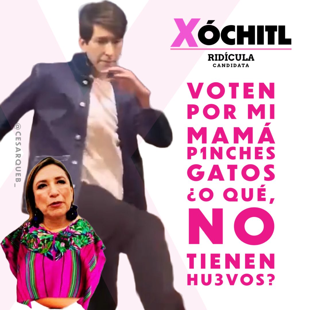<a href="/XochitlGalvez/">Xóchitl Gálvez Ruiz</a> Cómo shingados? No educaste ni a qué pariste.🤣🤣🤣🤣😝