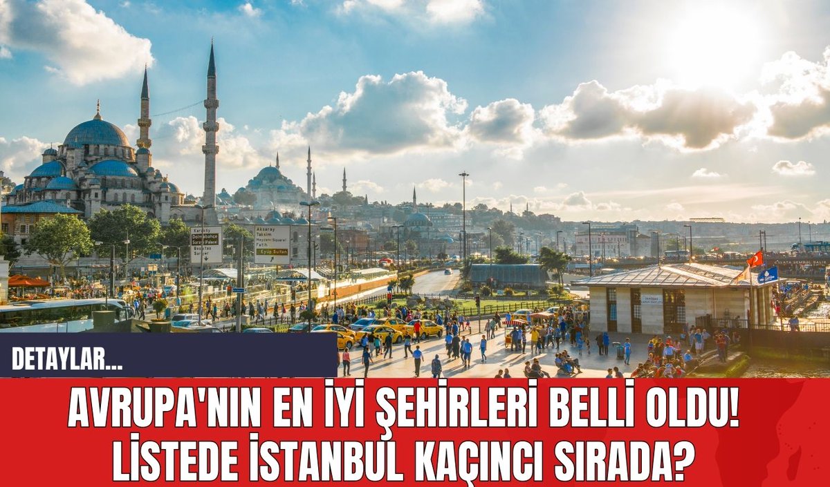 ⚡  Avrupa'nın En İyi Şehirleri Belli Oldu! Listede İstanbul Kaçıncı Sırada?: İstanbul, Avrupa'nın en iyi şehirleri arasında prestijli bir sıralamada yer alarak dikkat çekiyor. dlvr.it/T5KMSx #KÜLTÜRSANATYAŞAM