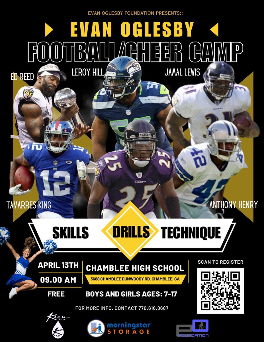Bring your kids out to Chamblee to learn from the PROS. Hit this QR Code and sign them up. This Saturday AM