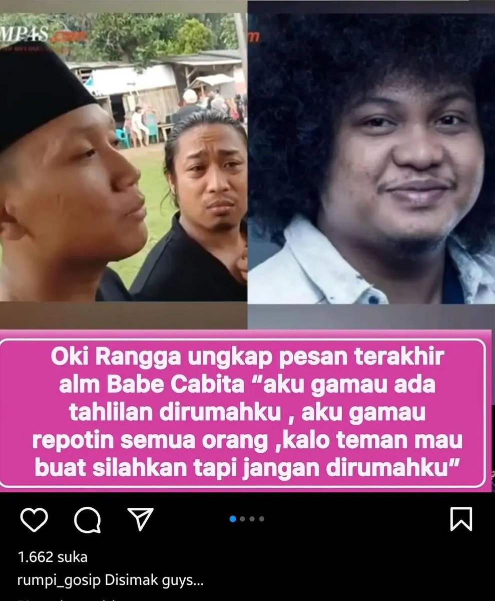 Masyaa Allah Babe Cabita, moga Allah menerima amal ibadahnya
