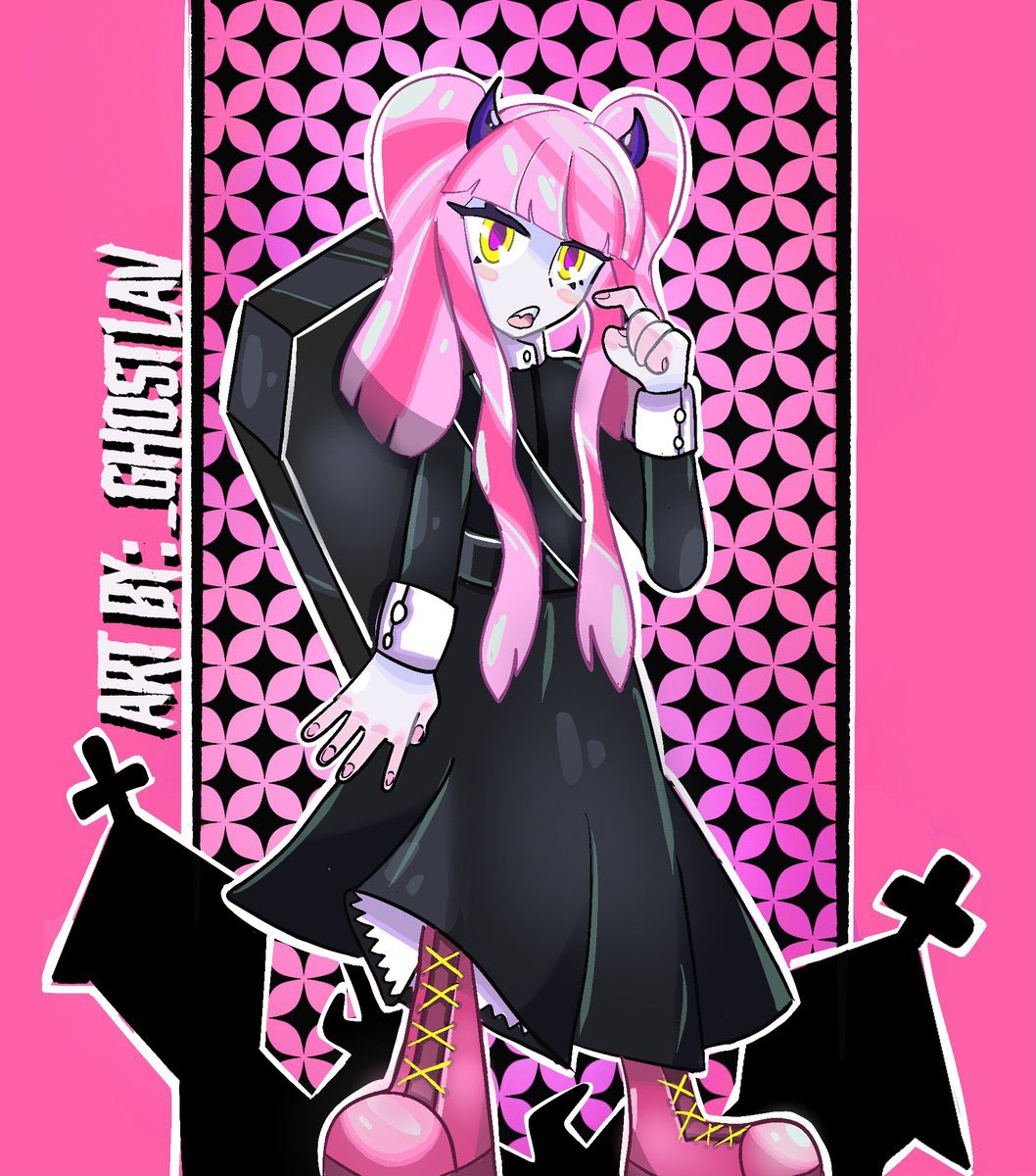 _ghostlav's tweet image. #PortfolioDay 

hello! I love drawing colorful characters and anything creepy or cute :)