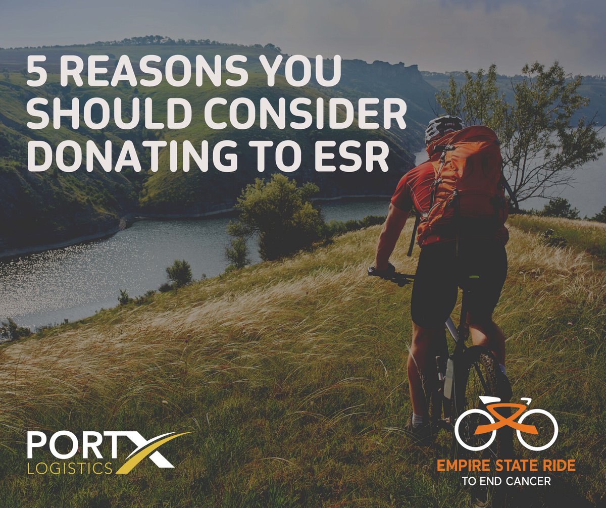 Today, we are sharing just 5 reasons why you should consider donating to ESR (even though there are countless) Every donation, big or small, propels us closer to our $10 million goal! 🎉 linkedin.com/company/port-x… #ESR24 #Buffalo #EmpireStateRide